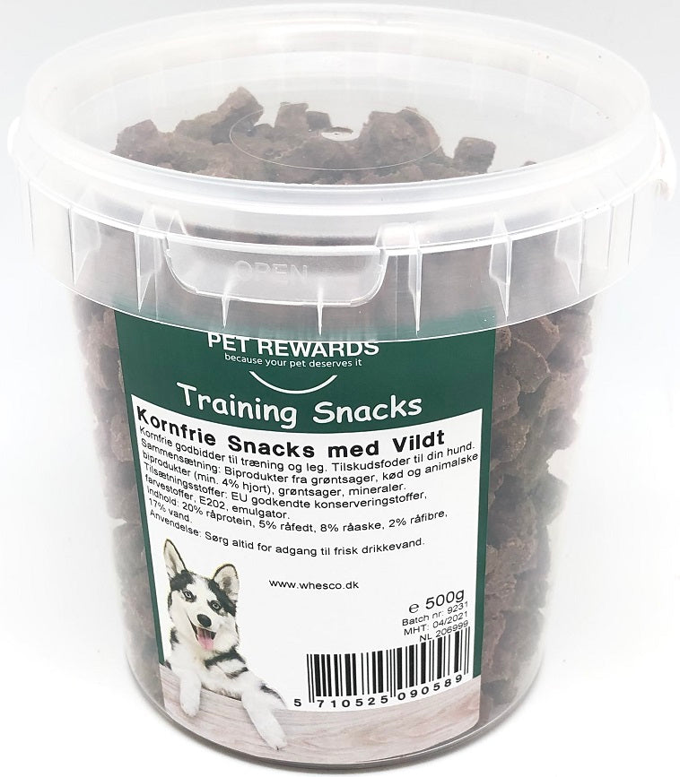 Kornfri Snacks i bøtte 500g