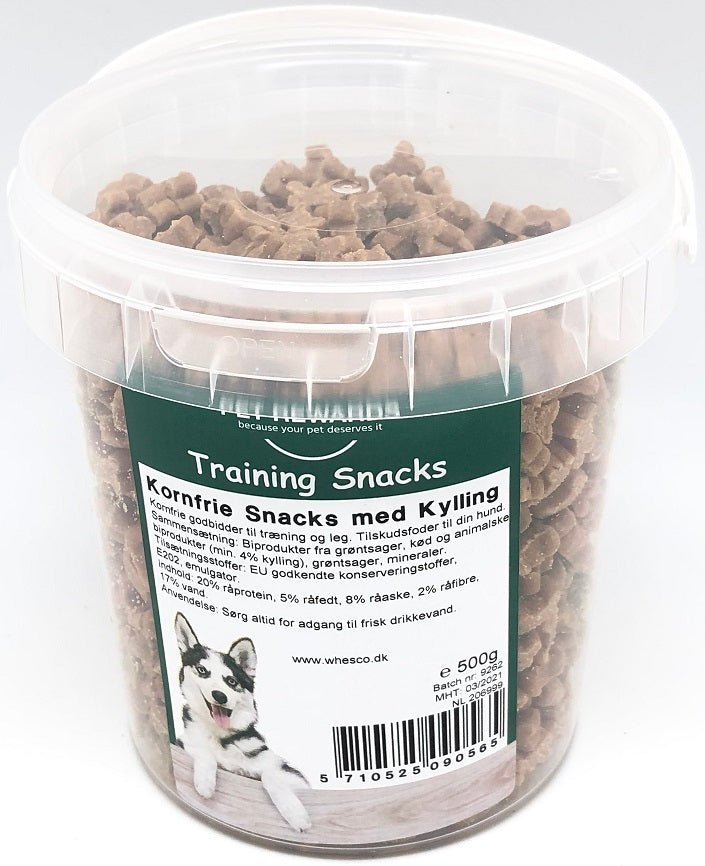 Kornfri Snacks i bøtte 500g